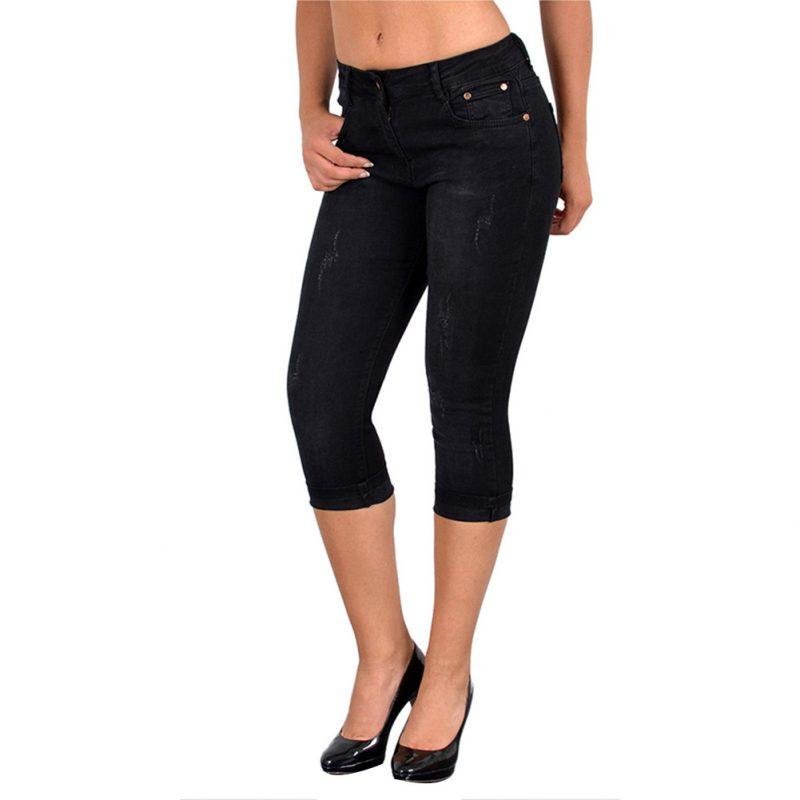 Cropped denim pants - Image 4