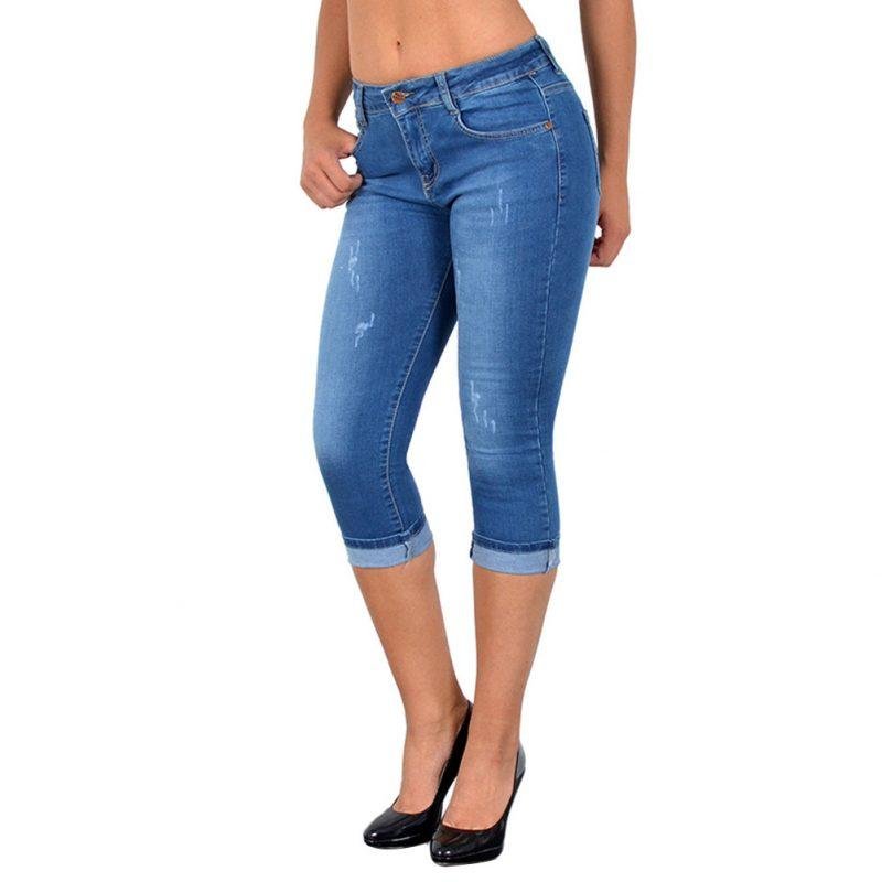 Cropped denim pants - Image 6