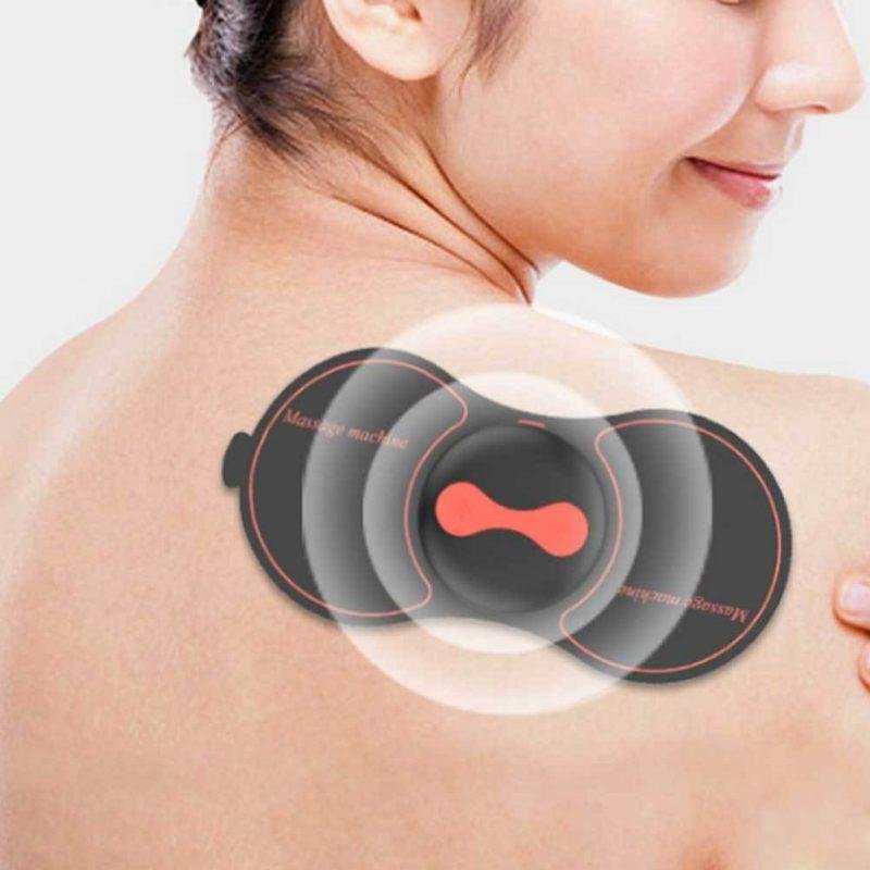 Cervical Massager Multifunction Electric Physiotherapy Instrument Shoulder Neck Mini Massager Gift Massage Sticker Neck Shoulder - Image 9