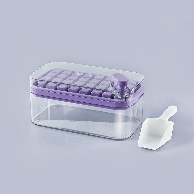 Home Refrigerator Ice Storage Box Homemade Ice Lattice Food Grade One Key Deicing - Image 3