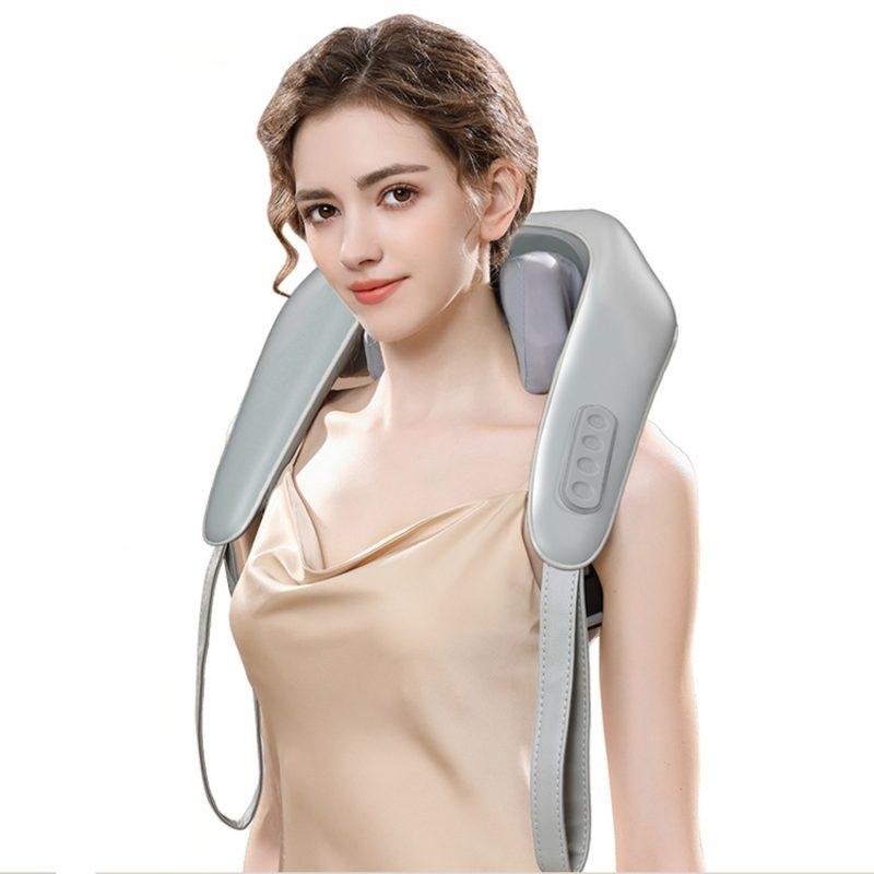 New Neck Massager Shoulder With Heat For Pain Relief Deep Tissue Electric Kneading Massager Health Supplies - Image 4