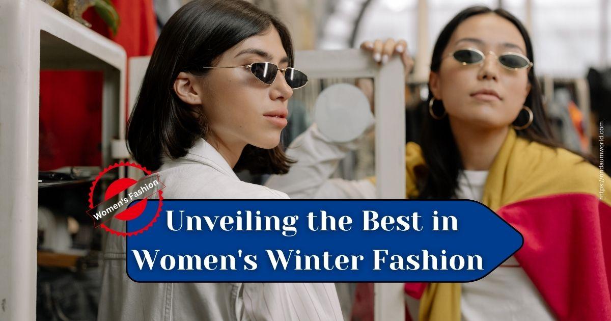Stylish Woman Embracing Winter: Latest Trends and Essentials in Women's Winter Fashion at Ondaum World.
