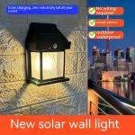 Outdoor Solar Waterproof Tungsten Induction Garden Wall Lamp