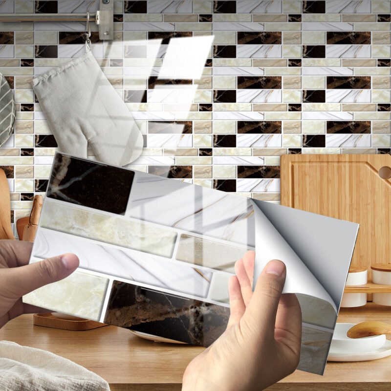 Marble Rock Crystal Tile Stickers Self-adhesive Wear-resistant Floor - Image 3