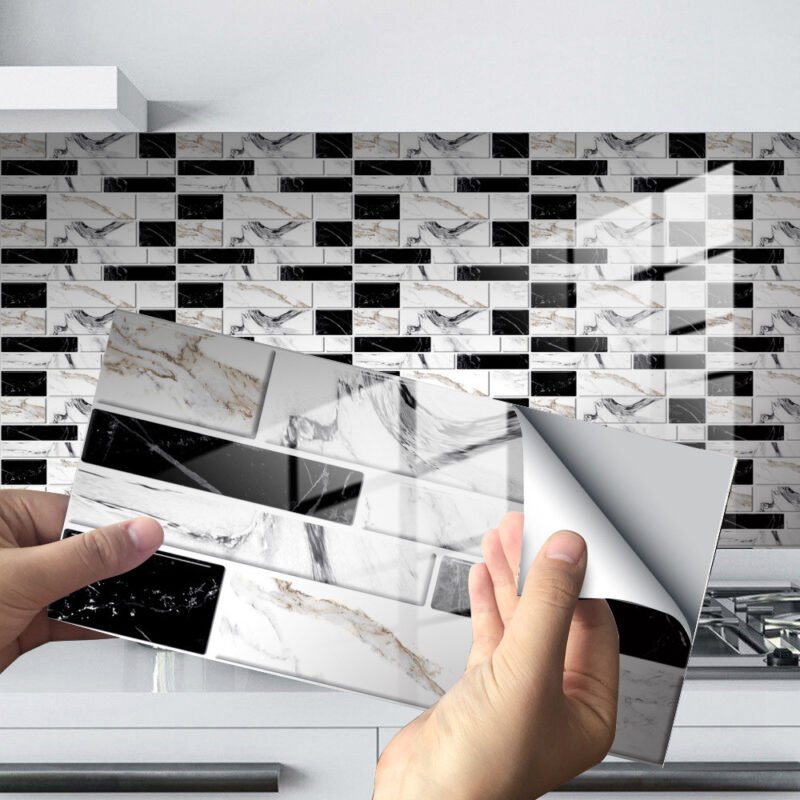 Marble Rock Crystal Tile Stickers Self-adhesive Wear-resistant Floor - Image 4