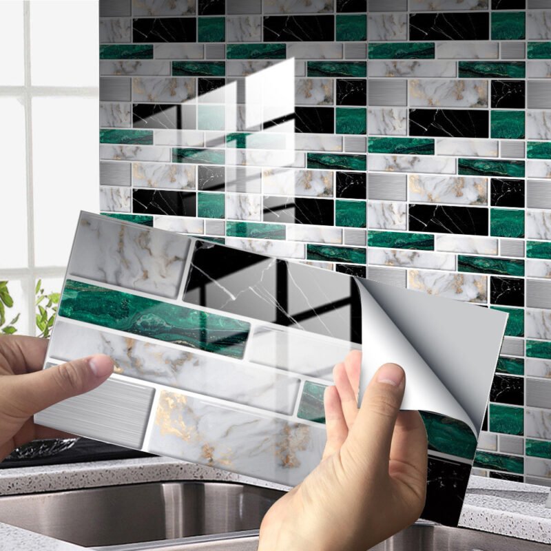 Marble Rock Crystal Tile Stickers Self-adhesive Wear-resistant Floor - Image 8