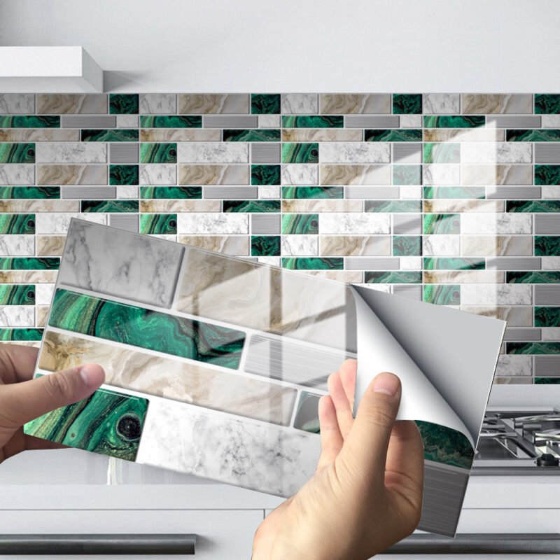 Marble Rock Crystal Tile Stickers Self-adhesive Wear-resistant Floor - Image 9