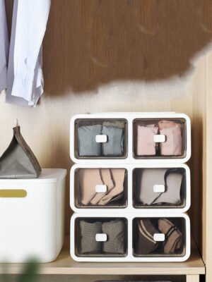 Underwear Panties Socks Storage Box Three-in-one Drawer Type Household